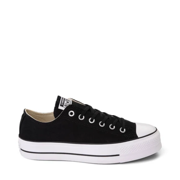 SOLD Converse CTAS Lift Lo Platform Sneakers in Black sz 10 NEW - Picture 4 of 10